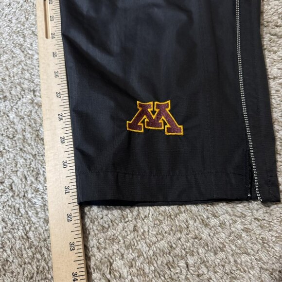 Minnesota Golden Gophers Pants Mens Large Black NCAA College Asics Track Warm Up - Picture 13 of 13